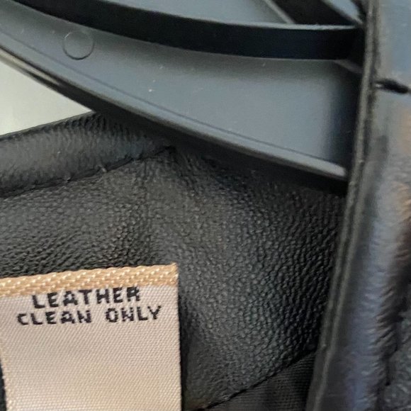 i.e. Black 100% Leather Jacket - Picture 8 of 12